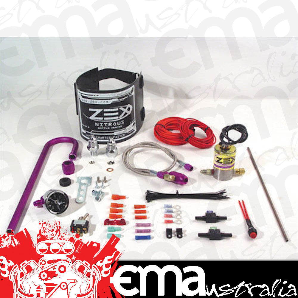 ZEX ZEX82001 Racer's Nitrous Tuning Kit Inc Purge Kit Bottle Press Gauge Heater