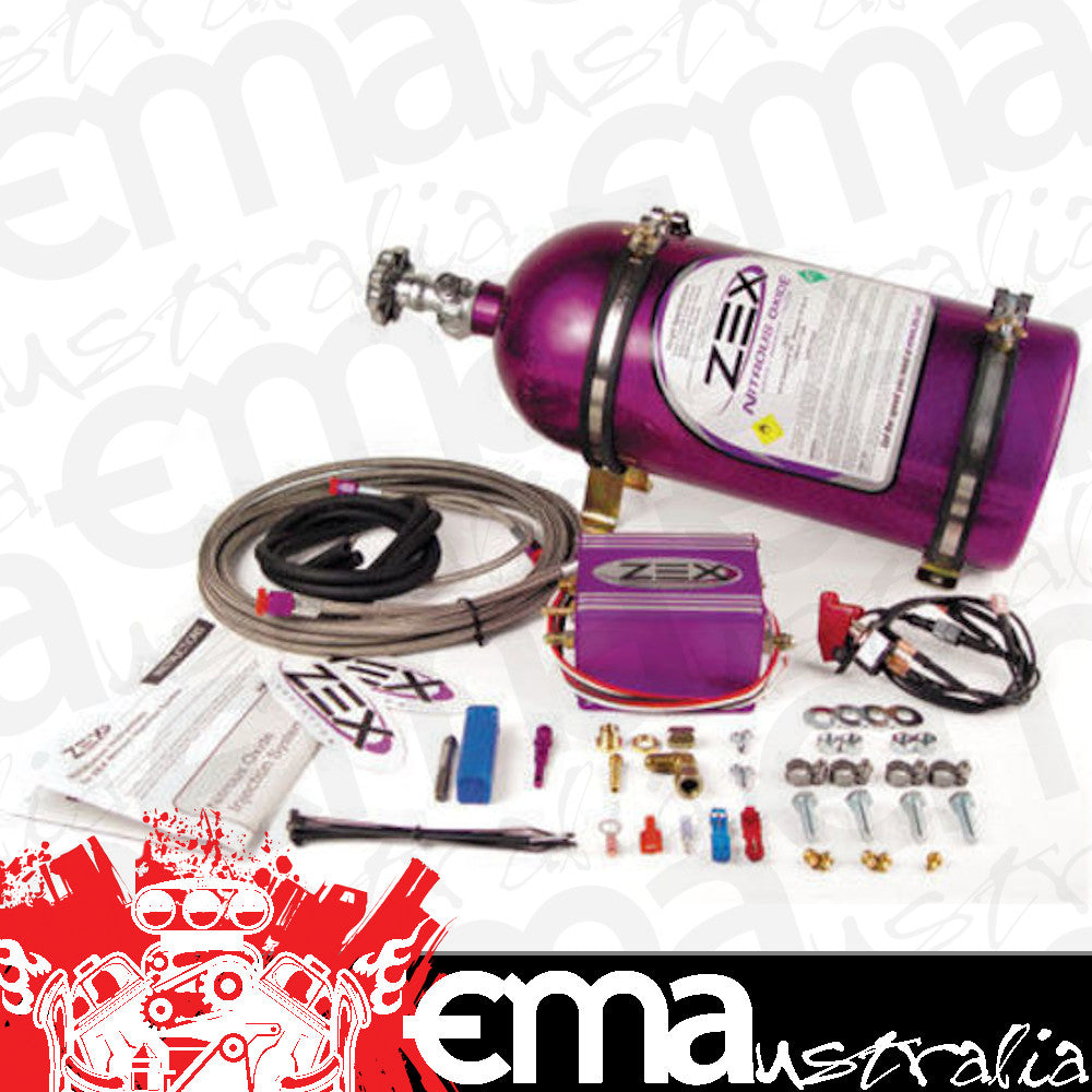 ZEX SINGLE STAGE DRY NITROUS KIT 55-75HP FOR HONDA,HYUNDAI & MITSUBISHI ZEX82011