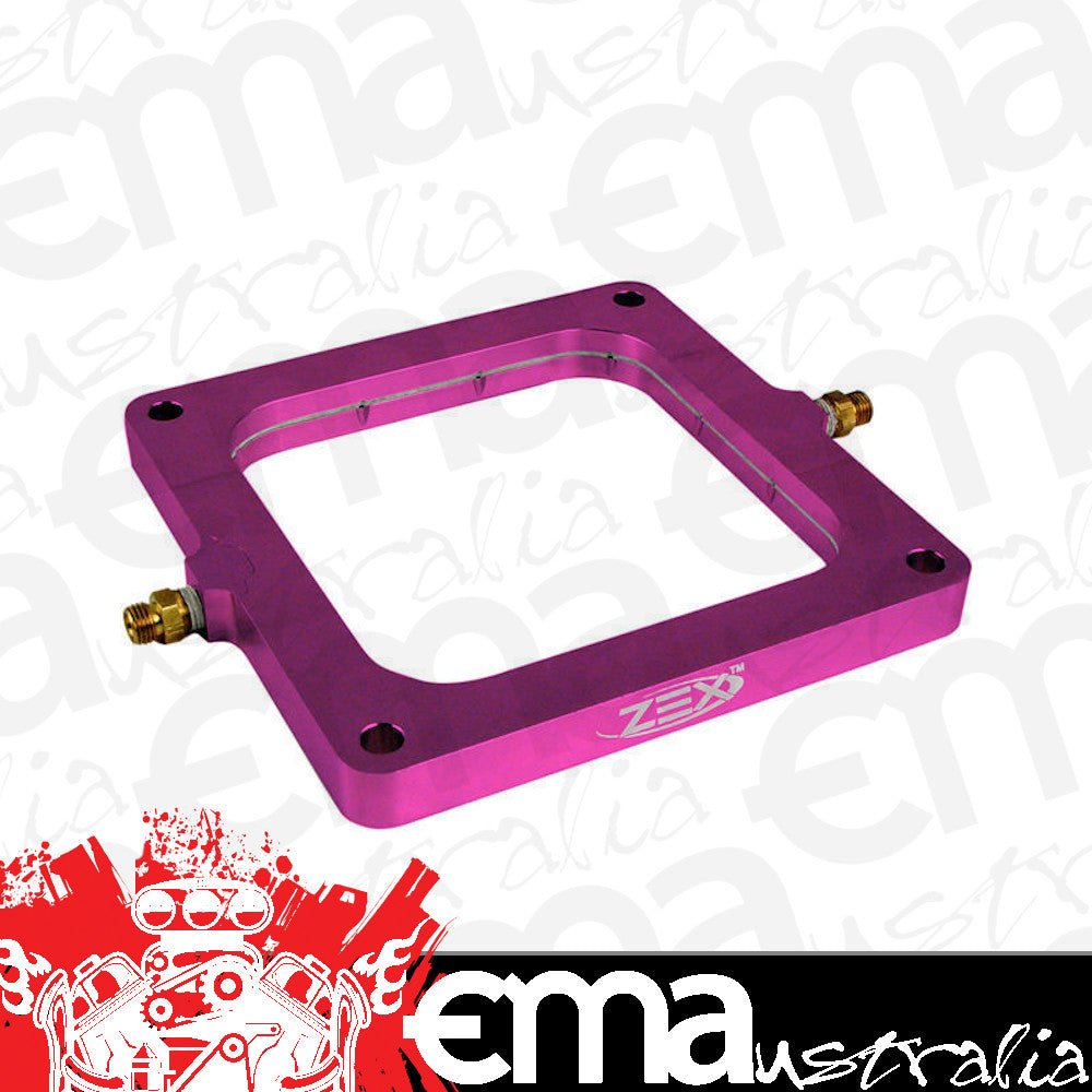 ZEX DOMINATOR FLANGE PERIMETER PLATE CONVERSION KIT 0.500" THICK PURPLE ZEX82072