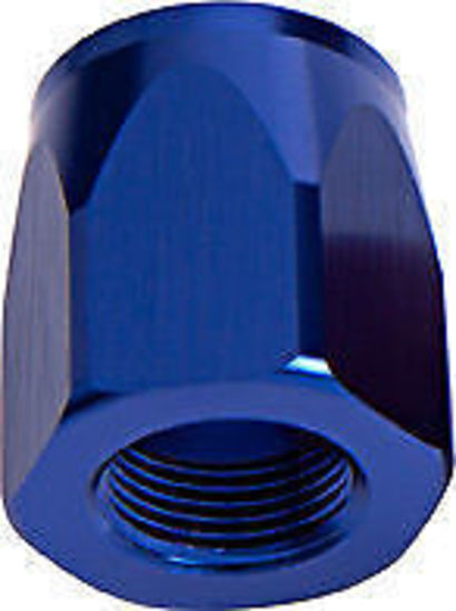 Aeroflow AF559-08DCBL Blue Hose End Socket Cutter Style Fittings Only