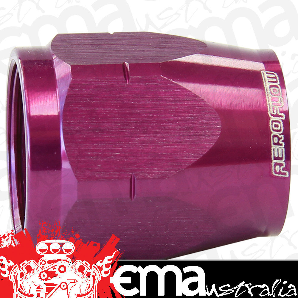 Aeroflow AF559-10DCPUR Purple Hose End Socket Cutter Style Fittings Only