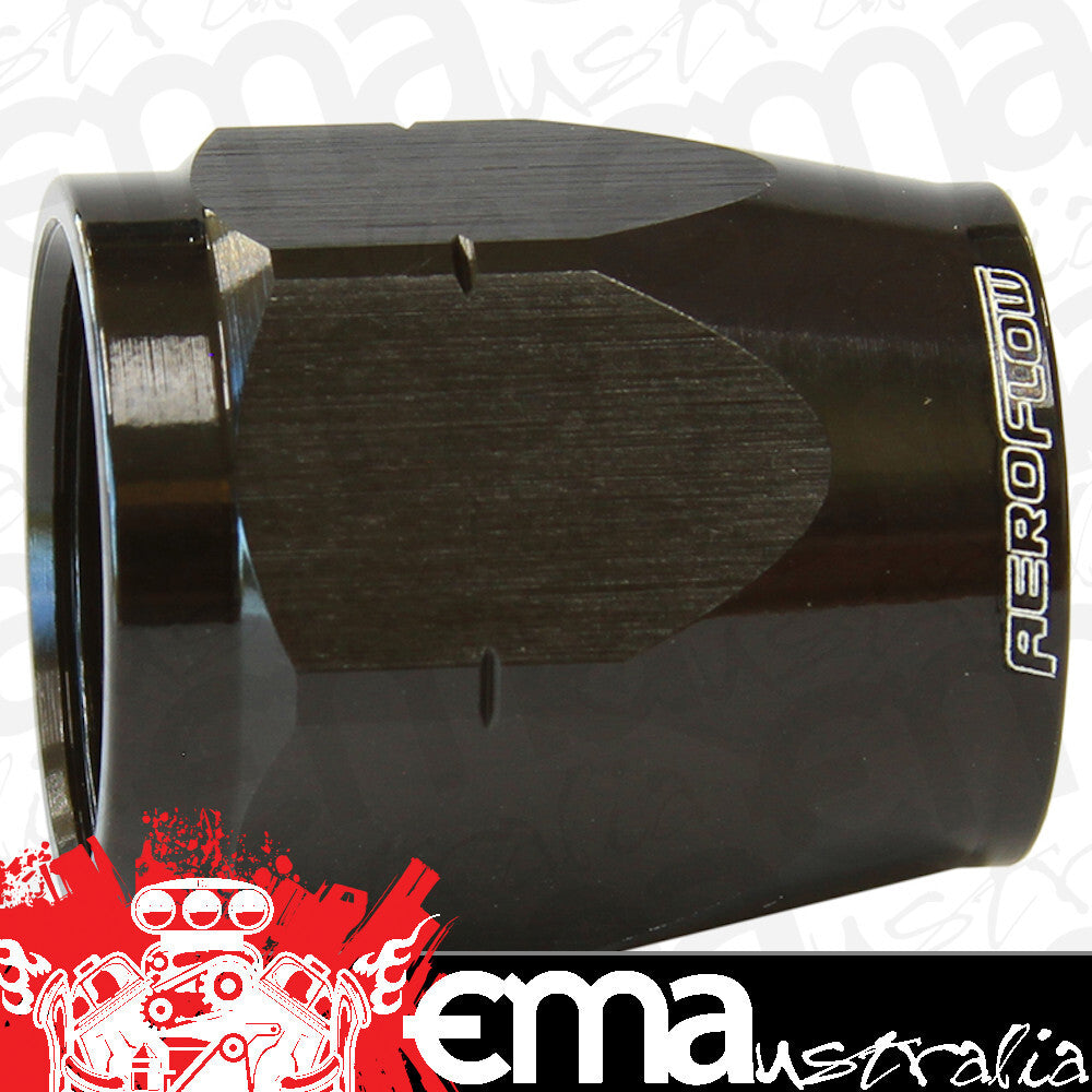 Aeroflow Performance Products AF559-12DCBLK Black Hose End Socket Cutter Style Fittings Only