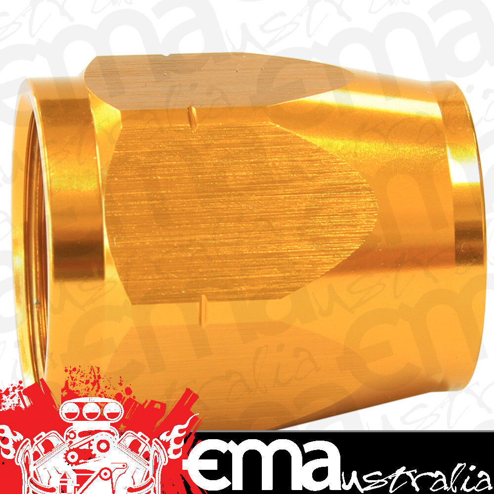 Aeroflow Performance Products AF559-20DCG Gold Hose End Socket Cutter Style Fittings Only