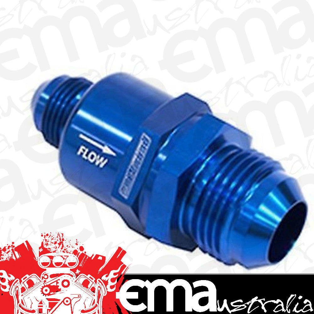 Aeroflow AF612-12-08 Check Valve Inline -12 to -8Anblue / One Way Valve Stepped