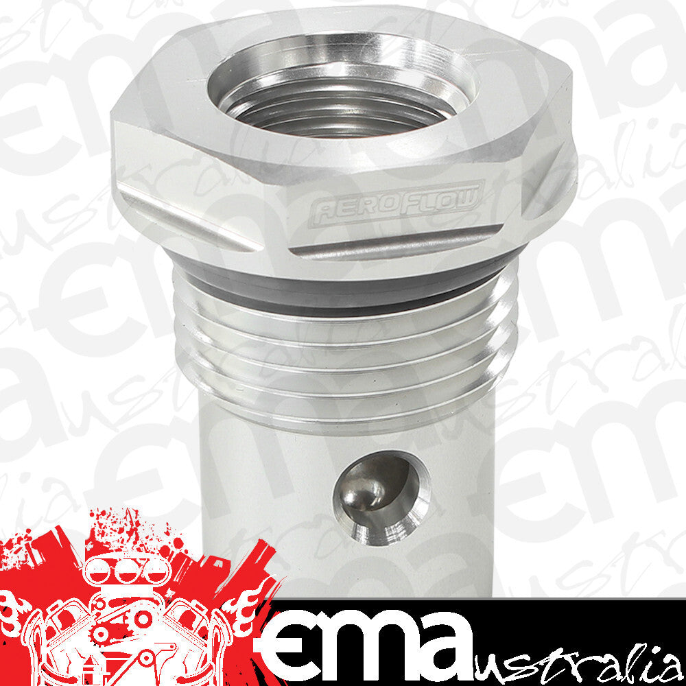 Aeroflow AF613-12S -12ORB to -8ORB Roll Over Valve Silver suits AFcells