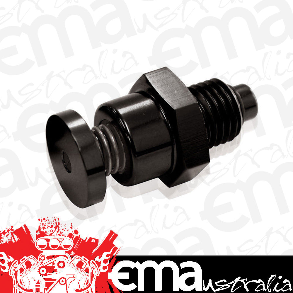 Aeroflow Performance Products AF620-02BLK Blower Pressure Relief Valve Black 1/8" Thread