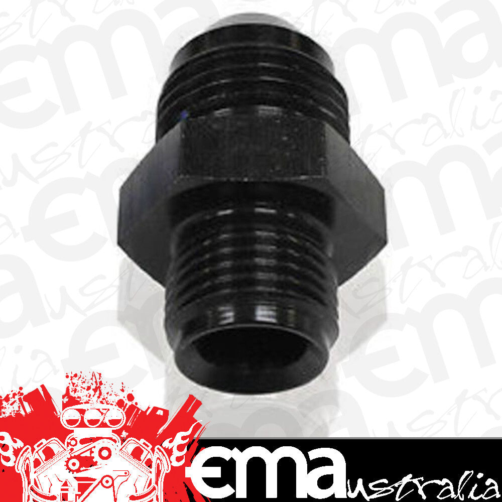 Aeroflow AF702-06BLK Adaptor 7/16 x 24 Inverted Seat to -06 Black