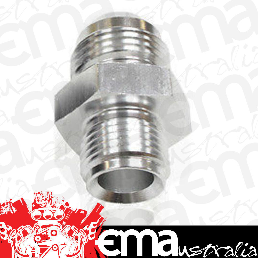 Aeroflow AF702-06S Adaptor 7/16 x 24 Inverted Seat to -06 Silver