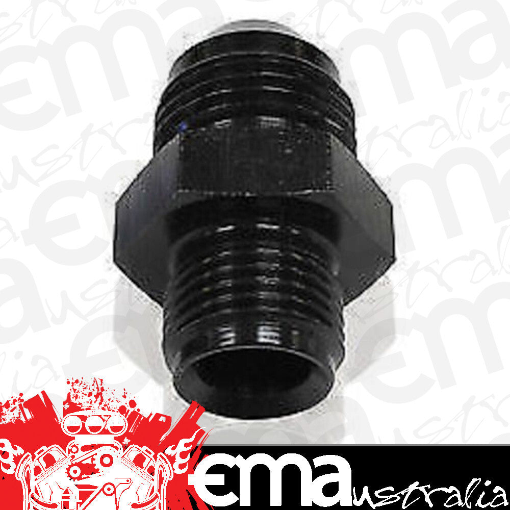 Aeroflow AF703-08BLK Adaptor 1/2 x 20 Inverted Seat to -08 Black