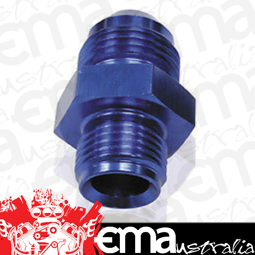 Aeroflow AF707-06 3/8"-24 Dual Seat Flare -6AN Blue Also Can Be Washer Seal