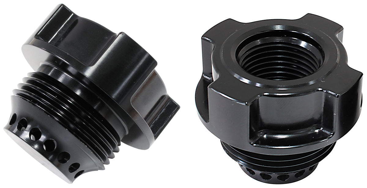 Oil Fill/Breather Cap (Black Finish. Suits Ford 4.0L 'Barra' 6 Cylinder Engine)