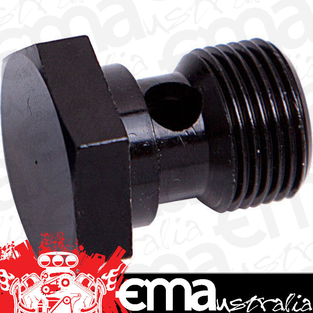 Aeroflow AF723-06BLK Banjo Bolt M12 x 1.25 Thread Black