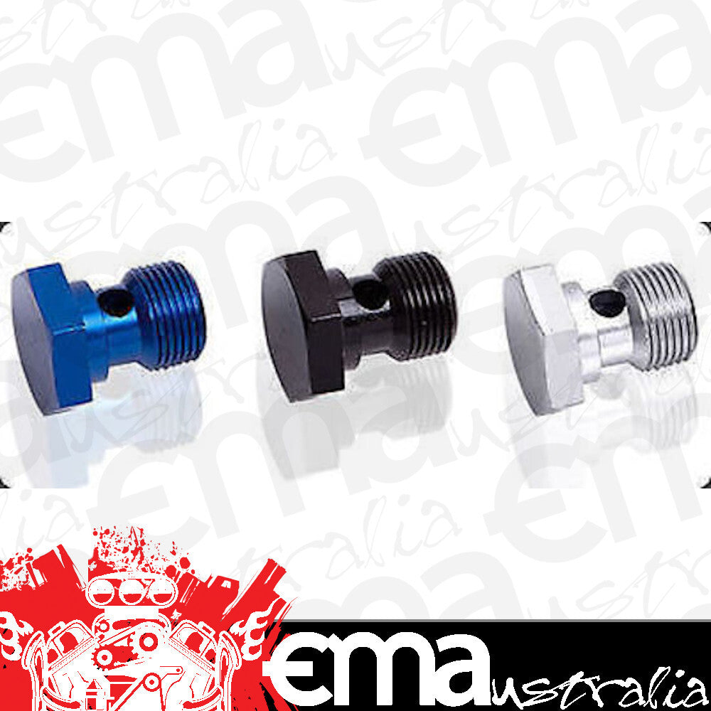 Aeroflow AF726-06BLK Banjo Bolt 5/8"-20 Thread