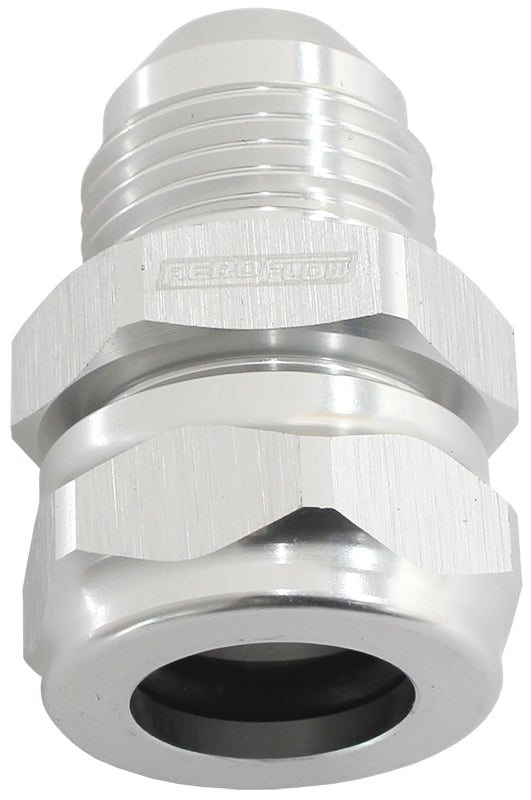 Aeroflow AF741-10-10S 5/8" BARB TO -10AN ADAPTER SILVER CONVERT MALE BARB TO AN