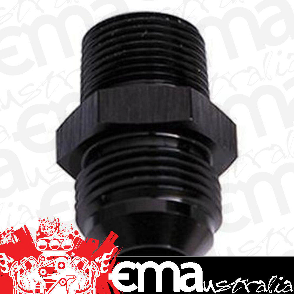 Aeroflow AF752-08BLK 1/2" BSPP to -8AN Washer Seal British Std Pipe Parallel