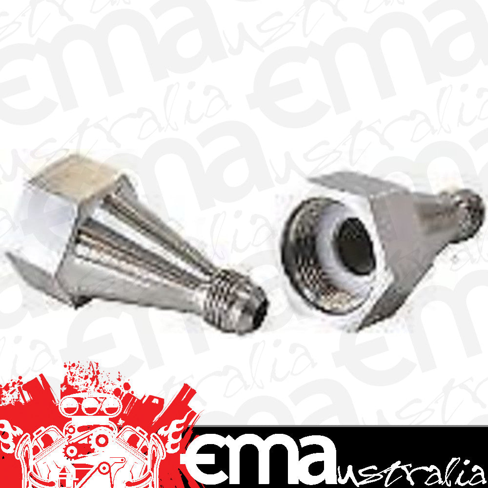 Aeroflow Performance Products AF758-06 Nitrous Bottle Adapter -6AN Steel Finish Filter Included
