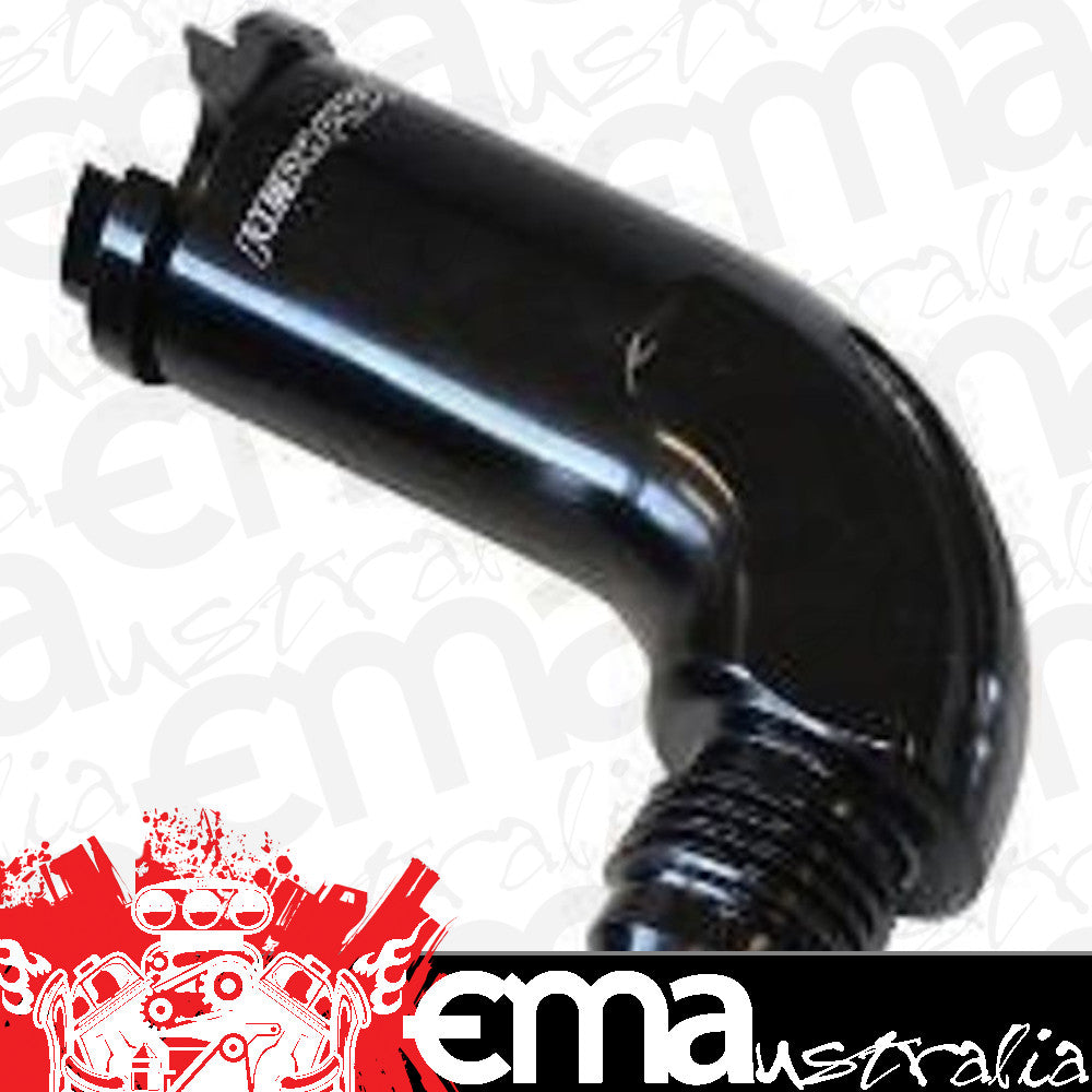 Aeroflow AF803-02BLK 90 Deg Push On Fuel Fitting 3/8" Return Side -6AN LS1 Lt1