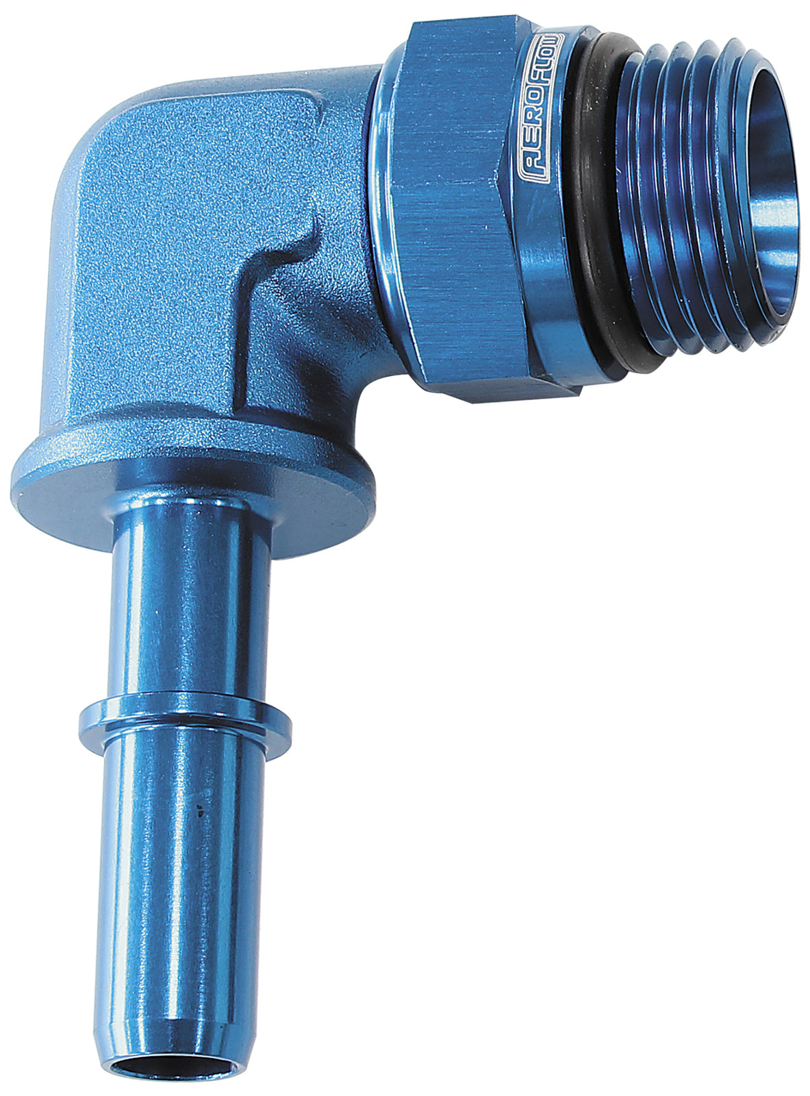 Push-On EFI Fuel Fittings - Blue (9.52mm (3/8) to -8 ORB)