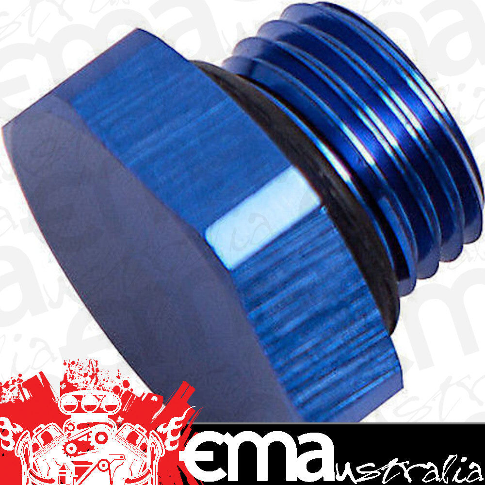 Aeroflow Performance Products AF814-03 ORB Hex Port Plug -3AN Blue Finish