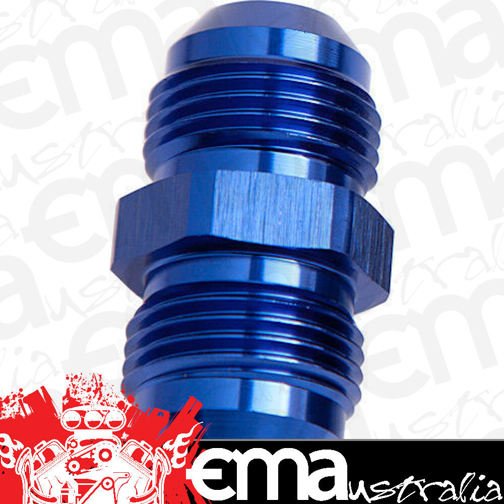 Aeroflow AF815-08 Male Flare Union -8AN Blue -8AN to -8AN Straight