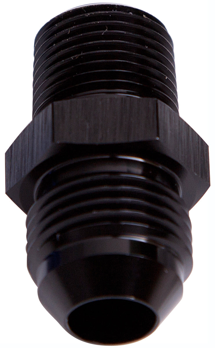 Aeroflow AF816-10-04BLK Male Flare -10AN to 1/4" NPT Black Male Flare to NPT Adapte