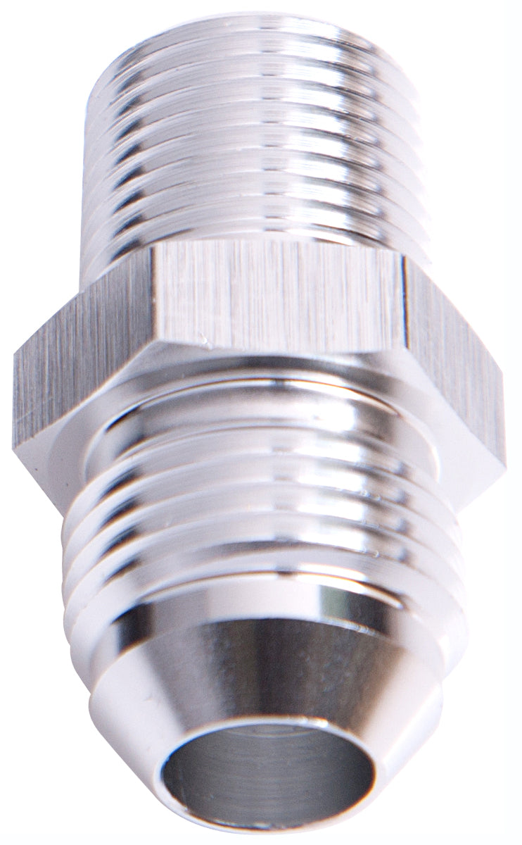 Aeroflow AF816-10-04S Male Flare -10AN to 1/4" NPT Black Male Flare to NPT Adapte
