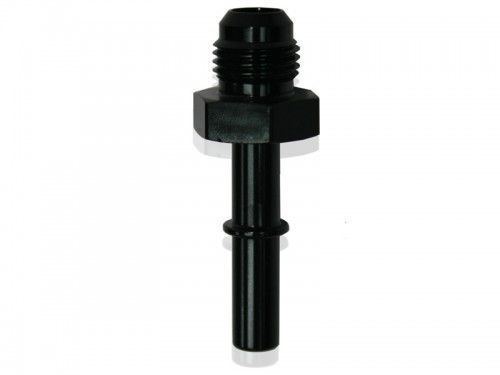 Aeroflow AF817-03BLK Efi Fuel Fitting -8 Push In to 3/8 Male Hard Tube