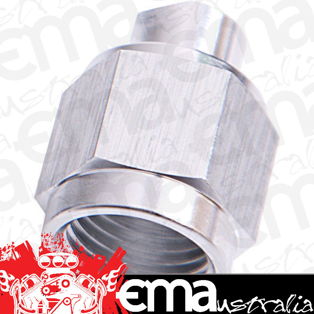 Fuel pumps/ Regulators Flare Cap Female -8AN Silver -8AN Female Blank Off Aeroflow Performance Products AF820-08S