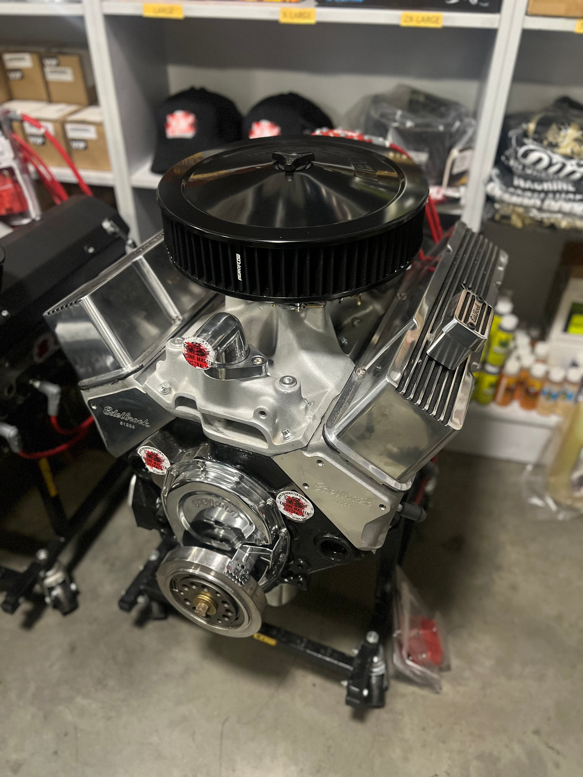 Engine Master Chevy 383 Small Block Engine 535 HP w/ Dart Block