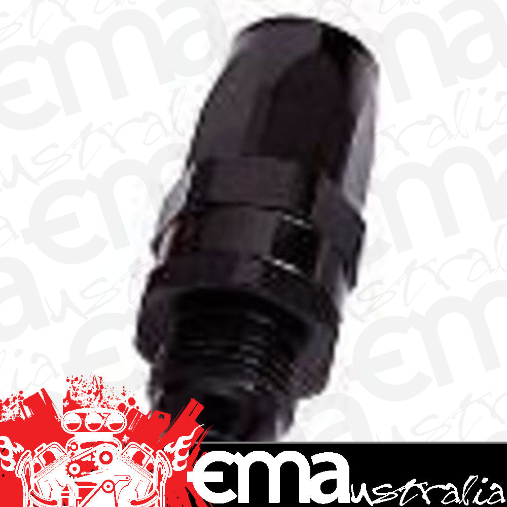Aeroflow Performance Products AF840-12BLK Male -12AN to -12AN Hose End Black Straight Male to Male