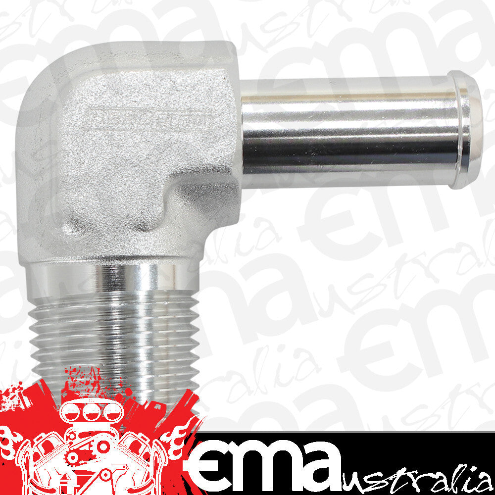 Aeroflow Performance Products AF842-08ANS 90 Deg 3/8" NPT to -8 100/450 Series Braided Hose AN Size