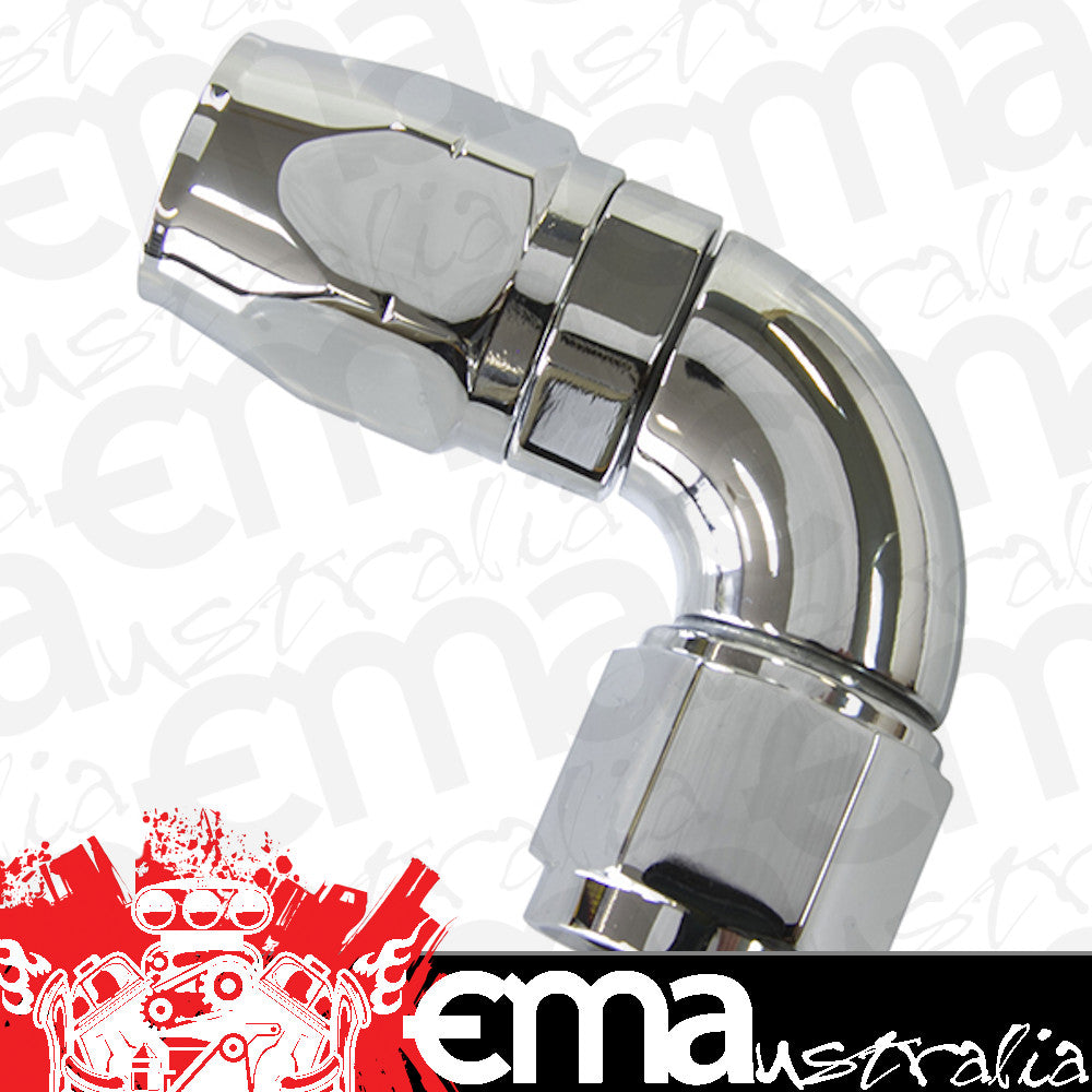 Aeroflow AF883-04 Elite 90 Deg -4AN Hose End Elite Show Quality Full Flow