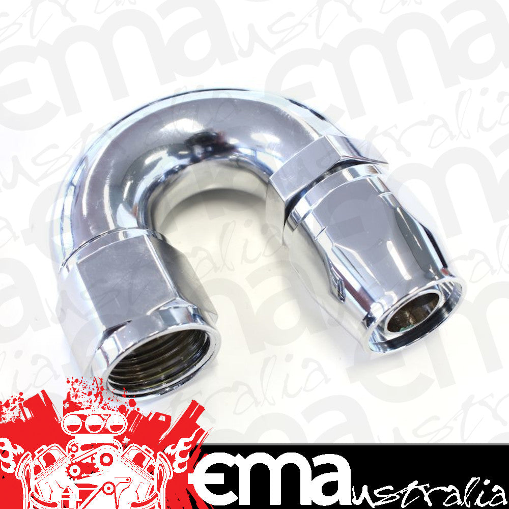 Aeroflow AF886-10 Elite 180 Deg -10AN Hose End Elite Show Quality Full Flow