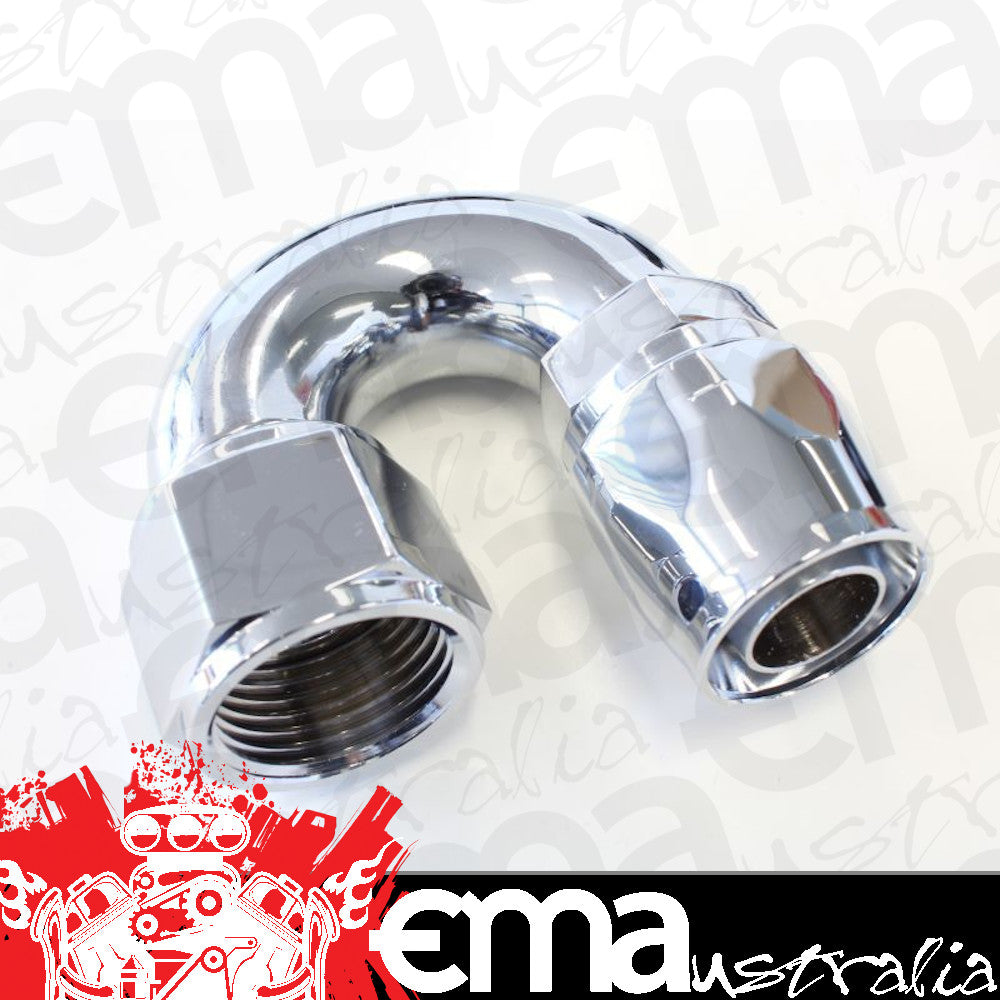 Aeroflow AF886-12 Elite 180 Deg -12AN Hose End Elite Show Quality Full Flow