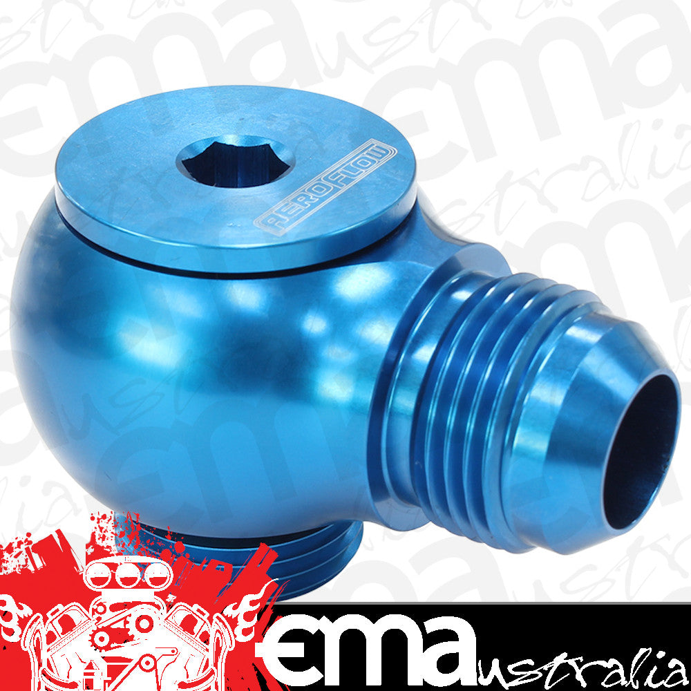 Aeroflow AF909-12 Slimline -12ORB to -12AN 90Degfor Use In Tight Radius Area