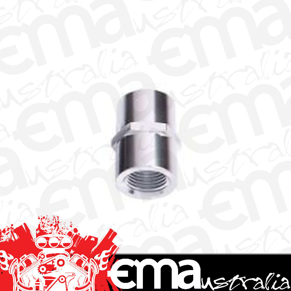 Aeroflow AF910-16S Female Coupler 1" NPT Silver Female to Female
