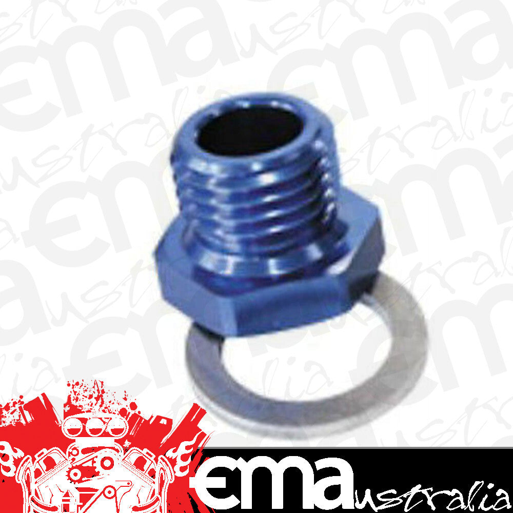 Aeroflow AF912-M18-02 M18x1.5 Pipe Reducer to F/Male1/8" NPT Blue