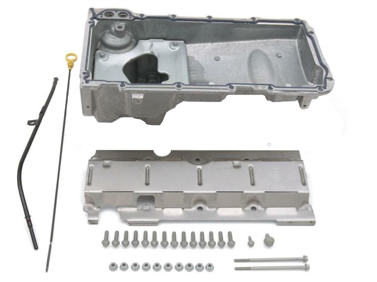 GM Performance GM19212593 LS Retro Fit Oil Pan Kit 55-On Incl D/Stick & Tube