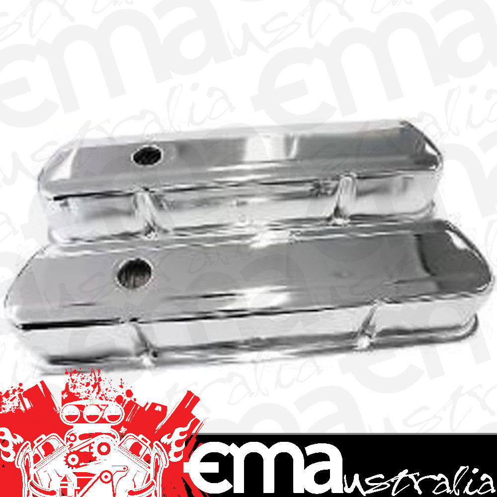 Aeroflow AF1821-5054 Holden 253-308 Valve Cover Chrome without Logo