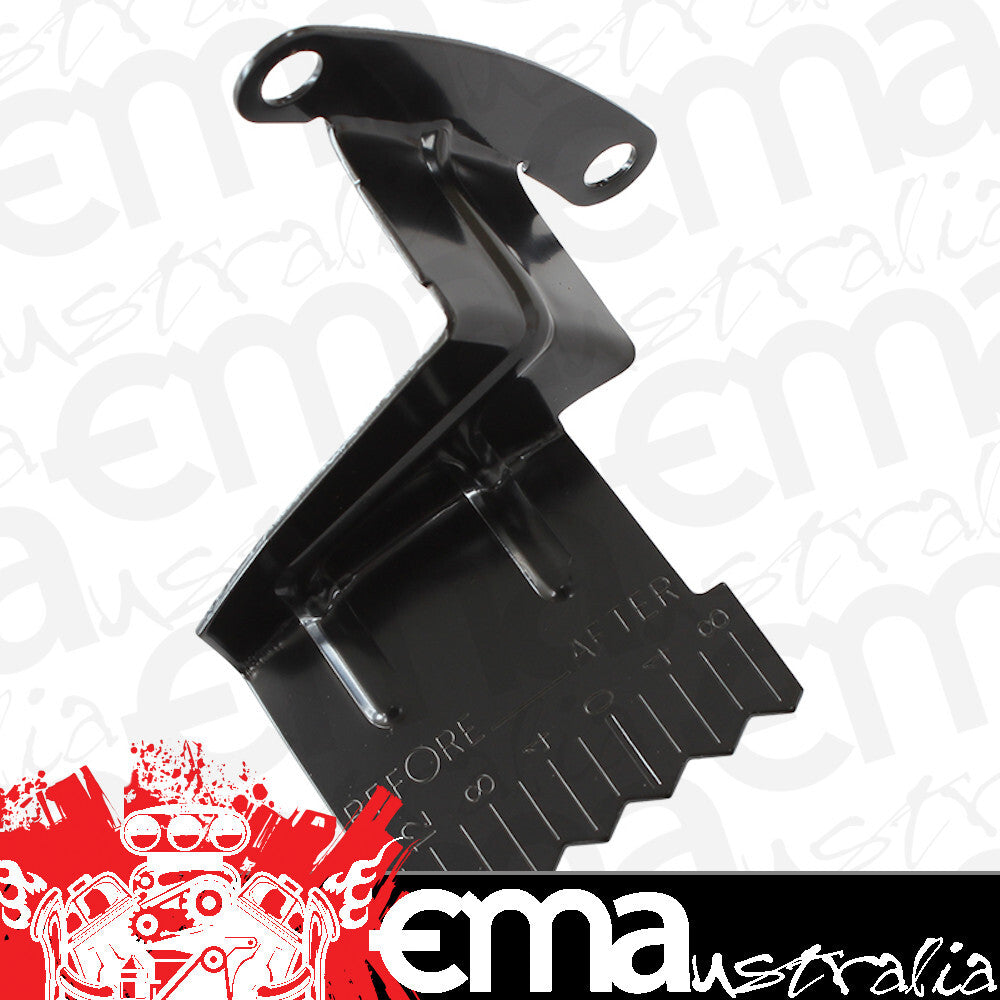 Aeroflow AF1828-2001 Sb Chev Timing Pointer Tab Black 6" 7" & 8" Balancer