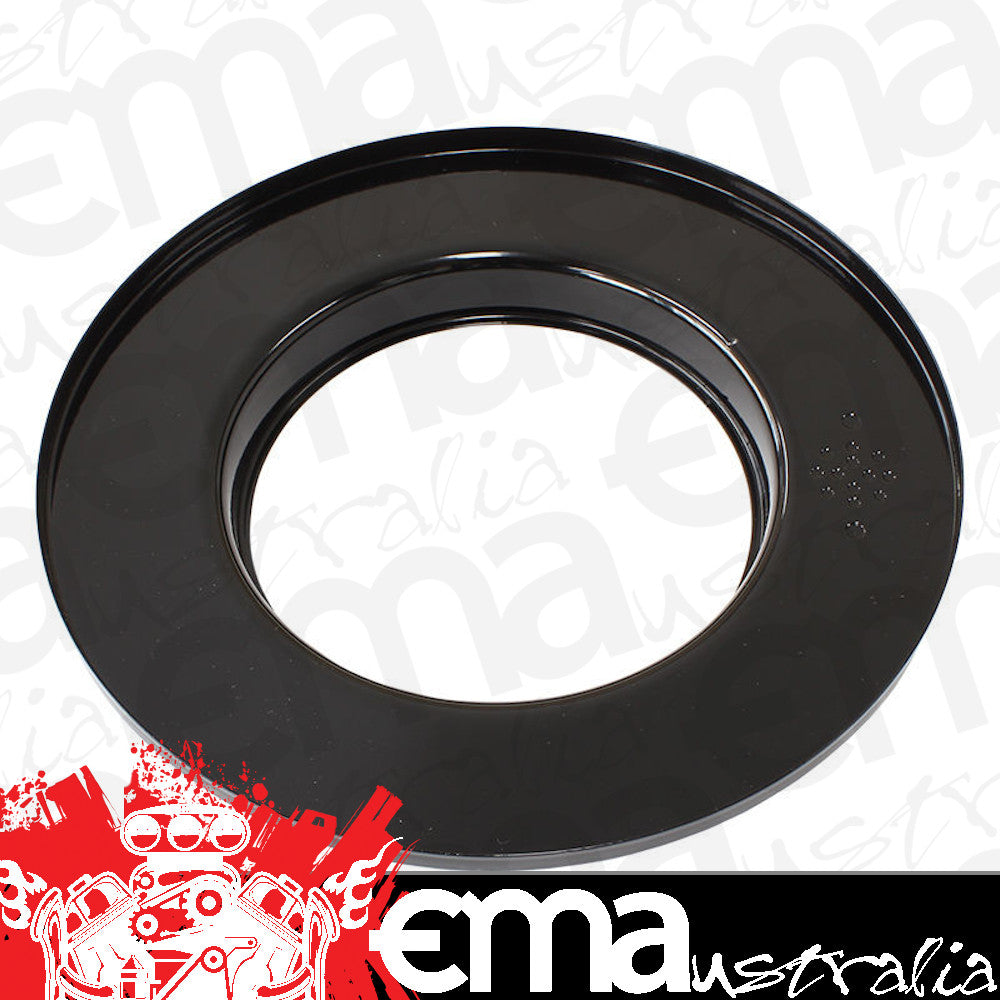Single 2-3-4barrel, 5-1/8 in. neck 9" Air Cleaner Base Only 5-1/8Flat Base Black Aeroflow Performance Products AF2251-0900