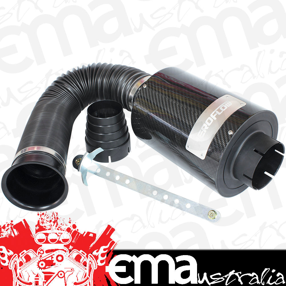 Aeroflow AF2341-3000 Closed Intake System 6" Air Box Length Street Legal