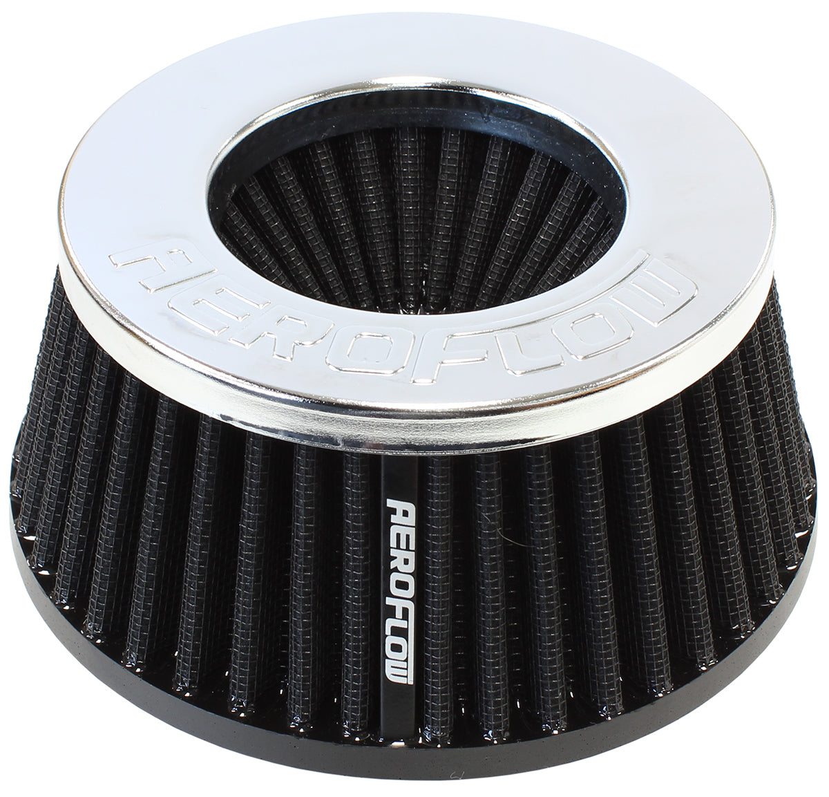 "3"" INVERTED TAPERED FILTER 5.25-6 O.D, 2.55"" HIGH CHROME Aeroflow - AF 2811-5288"