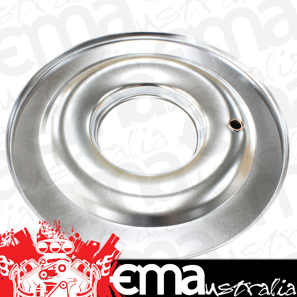 Aeroflow AF2851-1400 14" Air Cleaner Base Only Flat Base Chrome