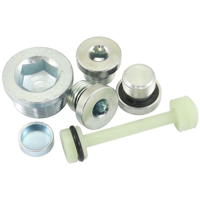 Aeroflow Performance Products AF3000-1005 GM LS Welsh Plug Kit Brass Material with Plastic Barbell