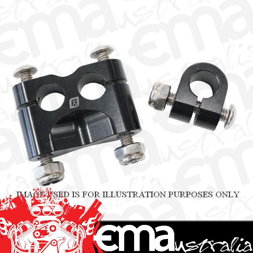 Aeroflow Performance Products AF3500-1011 Pro Grip Clip Style Mount Full Clamp Billet Black