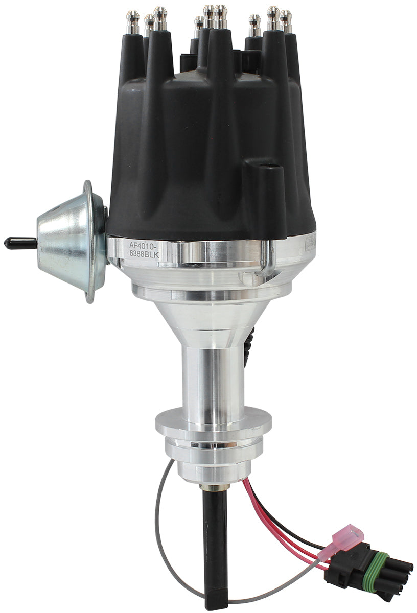 Ready to Run Electronic Distrubutor, Machined Aluminium Body with Black Cap (Suit Chrysler 318-360 V8)