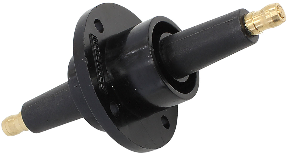 Aeroflow Performance Products AF4020-8212 FIREWALL FEED THROUGH - BLACK CHASSIS MOUNT - FEED COIL WIRE