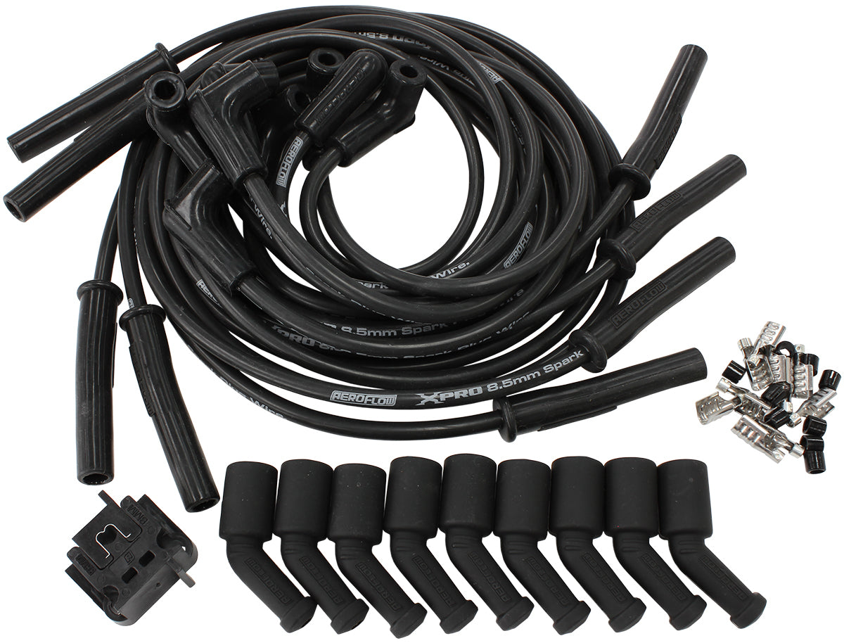 Aeroflow Performance Products AF4030-32073 UNIVERSAL BLACK SPARK PLUG LEADS LS1 LS2 LS3 LS6 LS7