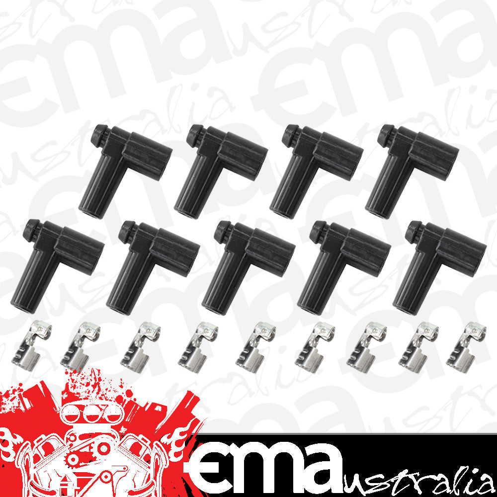 Aeroflow Performance Products AF4030-8849 9 x Hei Boots & Terminals 90 Deg. 9 Boots & 9 Terminals